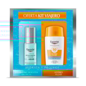 Kit Hyaluron Filler Hydrating Booster + Sun Toque Seco X 50 Ml Eucerin