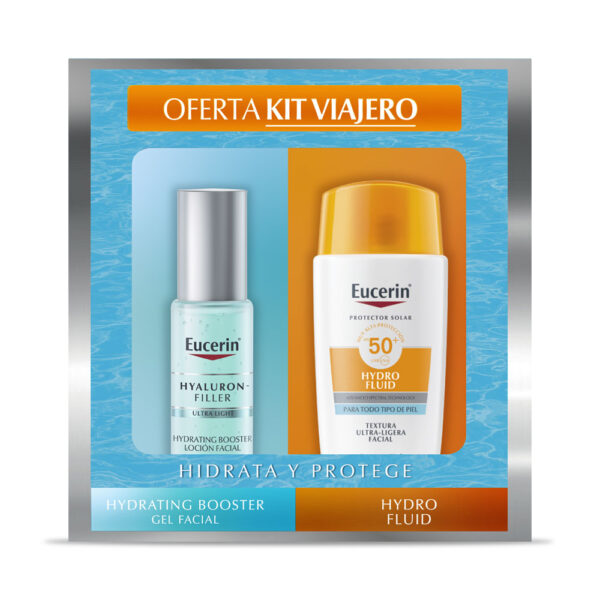 Kit Hyaluron Filler Hydrating Booster + Sun Toque Seco X 50 Ml Eucerin