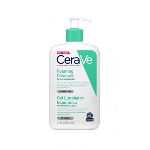 Cerave Gel Limpiador Espumoso X 473 Ml