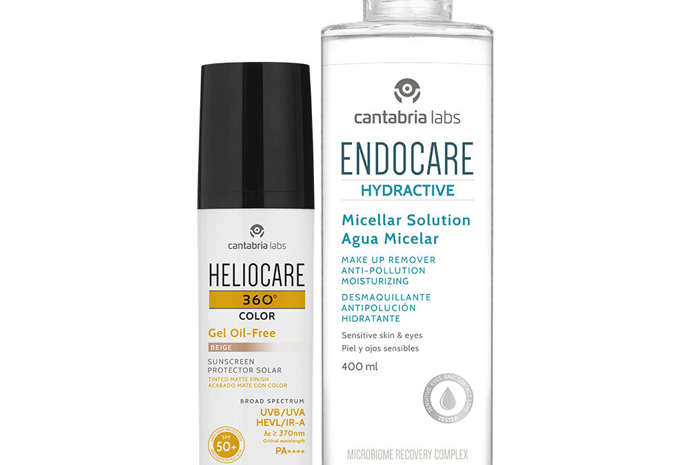 Kit Heliocare 360  Beige Toque Seco Gratis  Endocare Hydractive X 400Ml