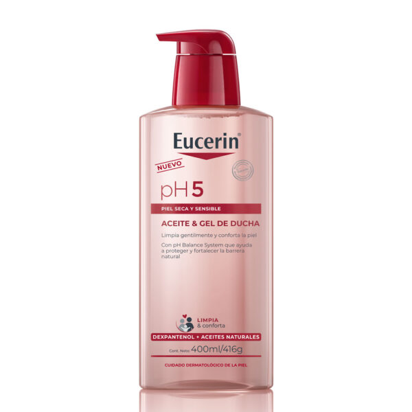 Ph5 Aceite y Gel de Ducha X 400 Ml Eucerin