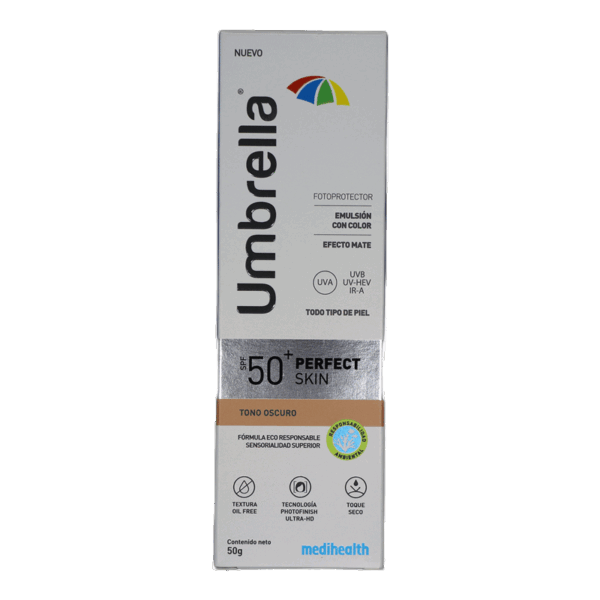 Umbrella Perfect Skin Tono Oscuro Spf 50 X 50 Gr Medihealth