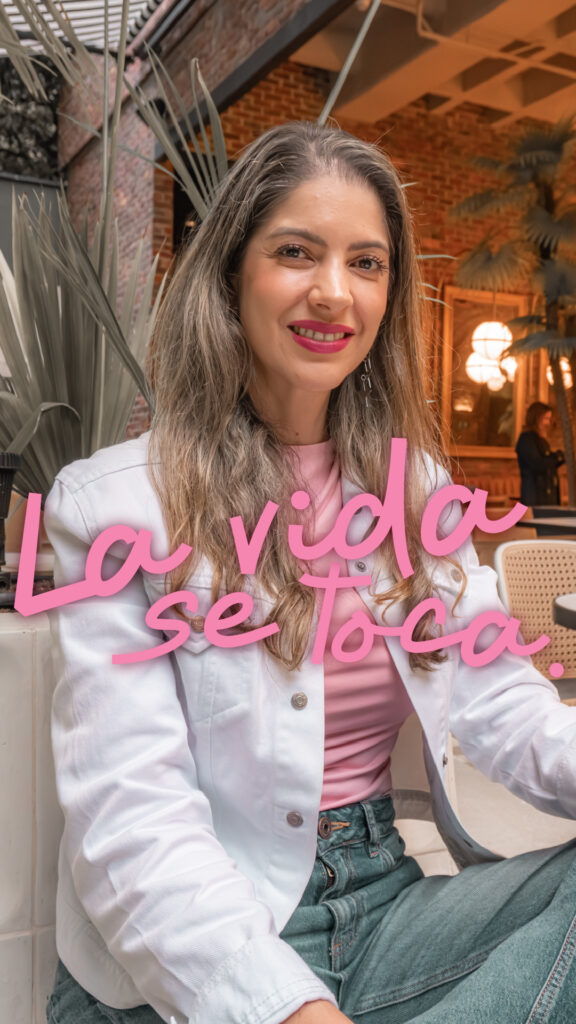 María Camila Mesa sobreviviente de cáncer de mama para la campaña de Dermalife