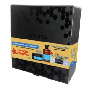 Kit Apivita Hyalu Hydra Hair Mask X 200 Ml + Hyaluronic Shampoo X 250 Ml + Plancha Apivita