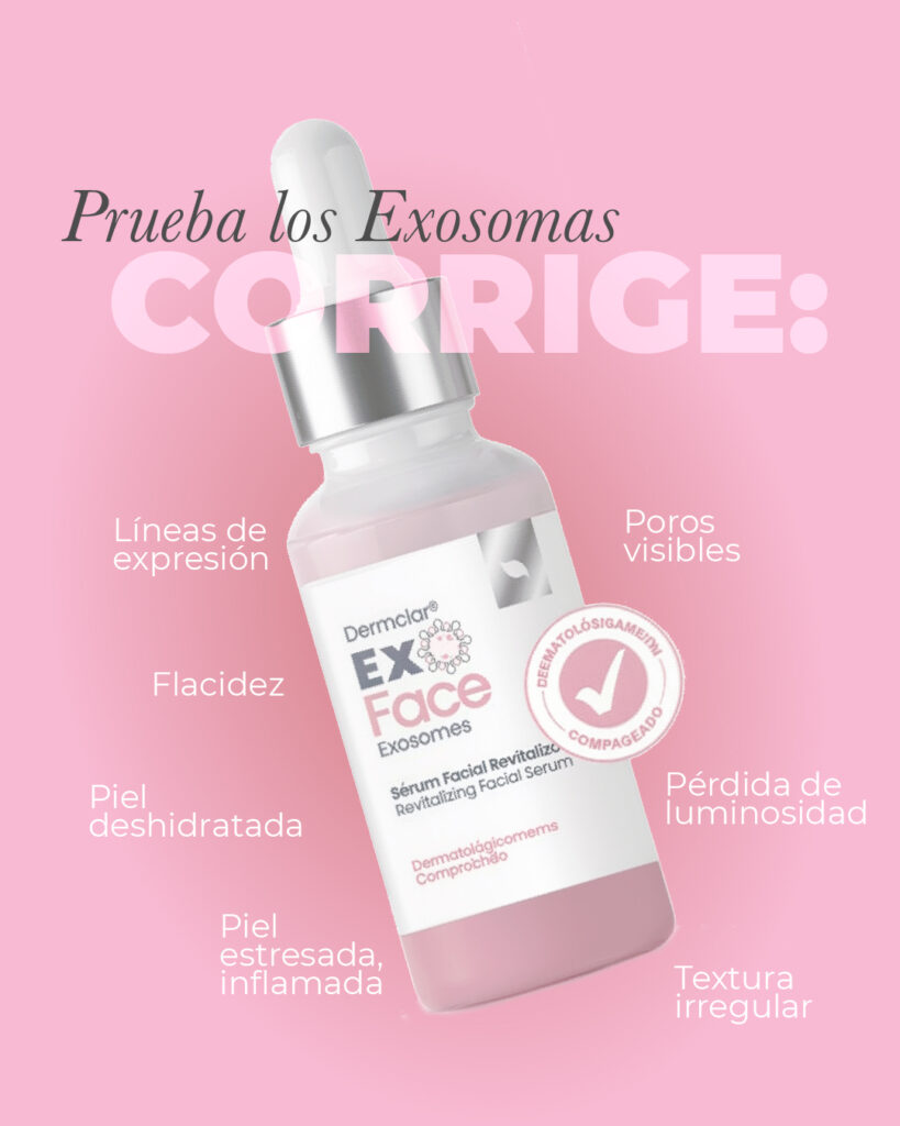 Dermclar ExoFace Exosomas vegetales + ADN de Salmón Rejuvenecedor 30ml